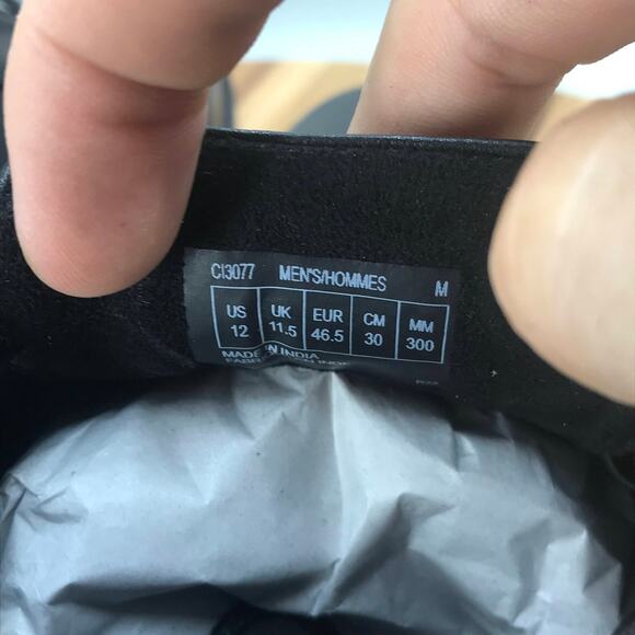 Rockport Robinsyn Oxford Dress Shoes Mens 12 M Black Leather Lace‎ Up Plain Toe - Picture 5 of 8